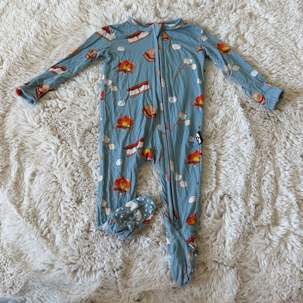 Bamboo Daddy & Mommy Zippy Marshmallow Size 0/3 Months